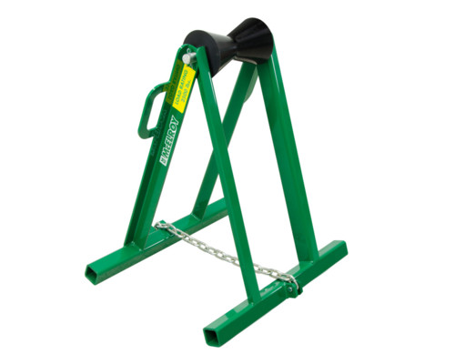 Pipe Support Stand - 4" to 20" Pipe Stand with Manual Chain Height Adjustment