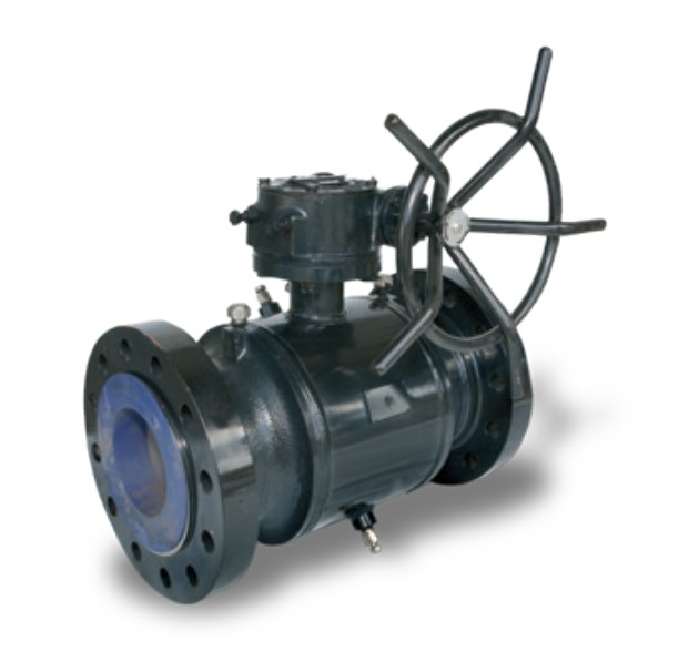 Transmission Trunnion Mounted Ball Valve - API 6D, Full Port, Gear Operated, Flange x Flange End